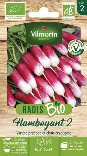 Potagères - Radis Flamboyant 2 - BIO - PACKAGING_RECTO